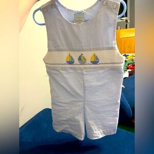 smocked sailboat Jon Jon 2t ⛵️